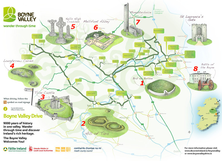 Boyne Valley Map