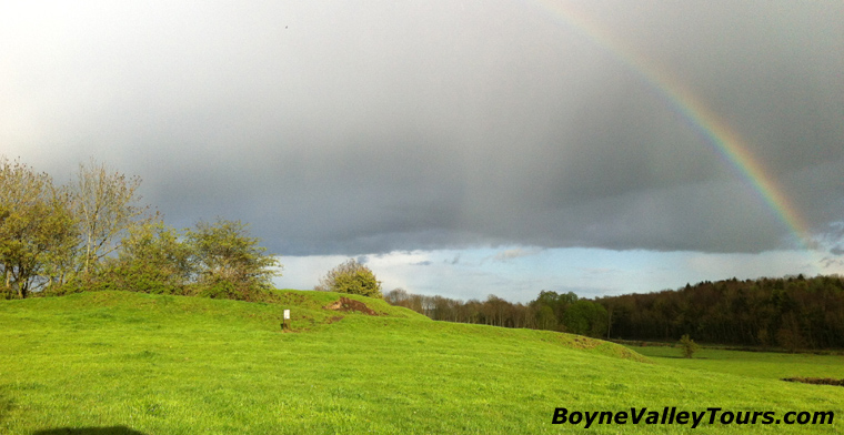 Rainbow at Danestown Ringfort