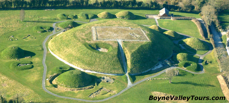 Knowth Passage Tomb Aerial View