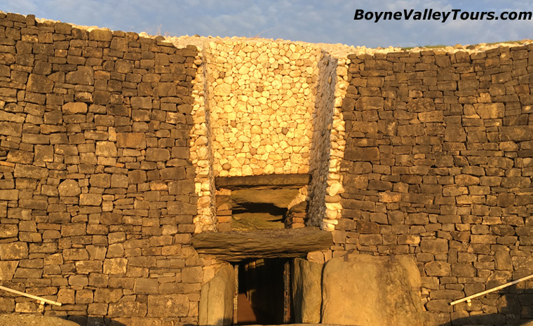 The sunbeam enters the chamber through an opening called the 'Roofbox' over the entrance door.